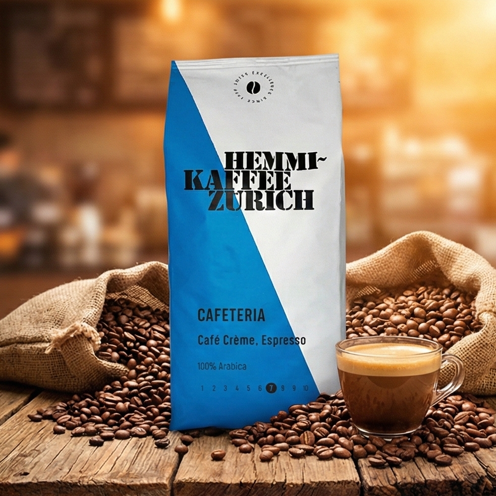 Zrnková káva Hemmi Cafeteria 1000g - 100% Arabica